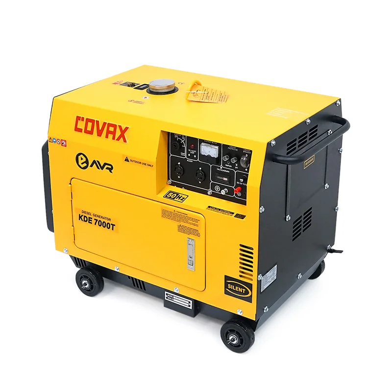 Генератор COVAX KDE7000T / 4.5 кВт / дизель