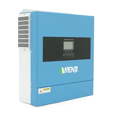 Гібридний інвертор ANENJI ANJ-4000W-24V WIFI, 4000W, 24V, charge 80A(max), 170-280V, МРРТ60-500VDC, RS485. RS232, WiFi, 358x295x100mm, 7 kg, Q1