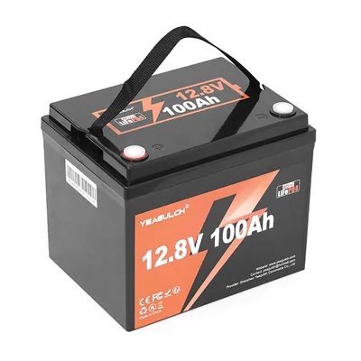 Літієвий акумулятор YEAGULCH 12,8V/100Ah Max / 12.8 В / 100 А⋅год / LiFePO4