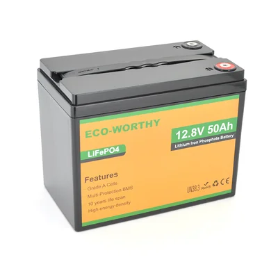 Літієвий акумулятор Eco-Worthy 1250 / 12.8 В / 50 А⋅год / LiFePO4