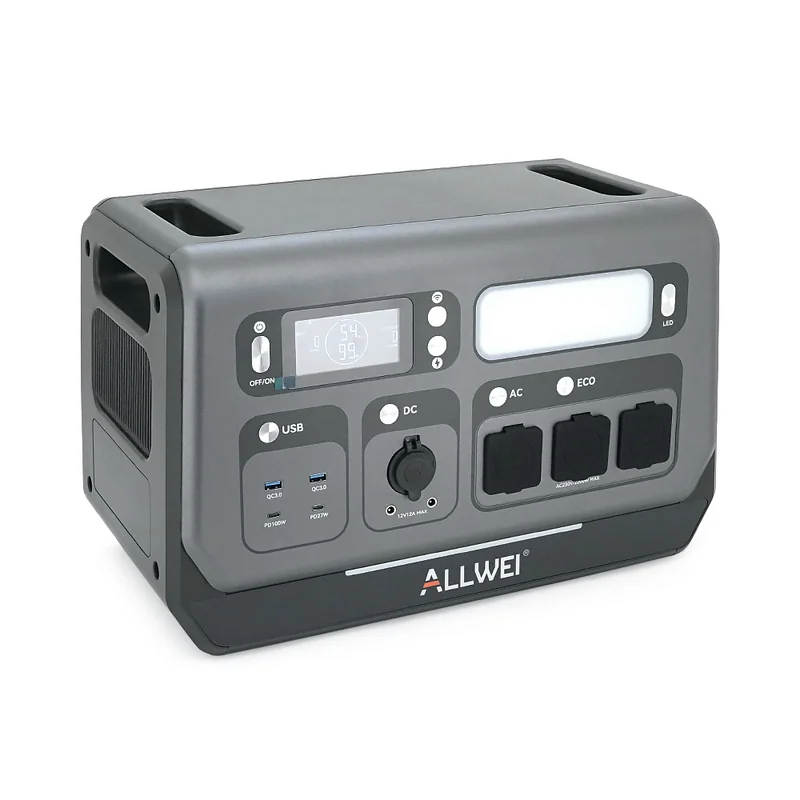 Зарядна станція ALLWEI SGR-PPS2400-2PRO / 2400 Вт / 2048 Вт⋅год / LiFePO4