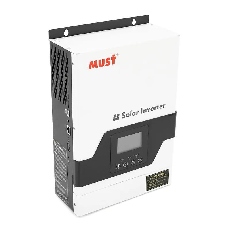 Гібридний ДБЖ MUST PV18-1012VPM, 1000W, 12V, струм заряду 10-20A, 170-280V, MPPT (60А, 105 Vdc), 225*355*92 мм, 5.5 кг