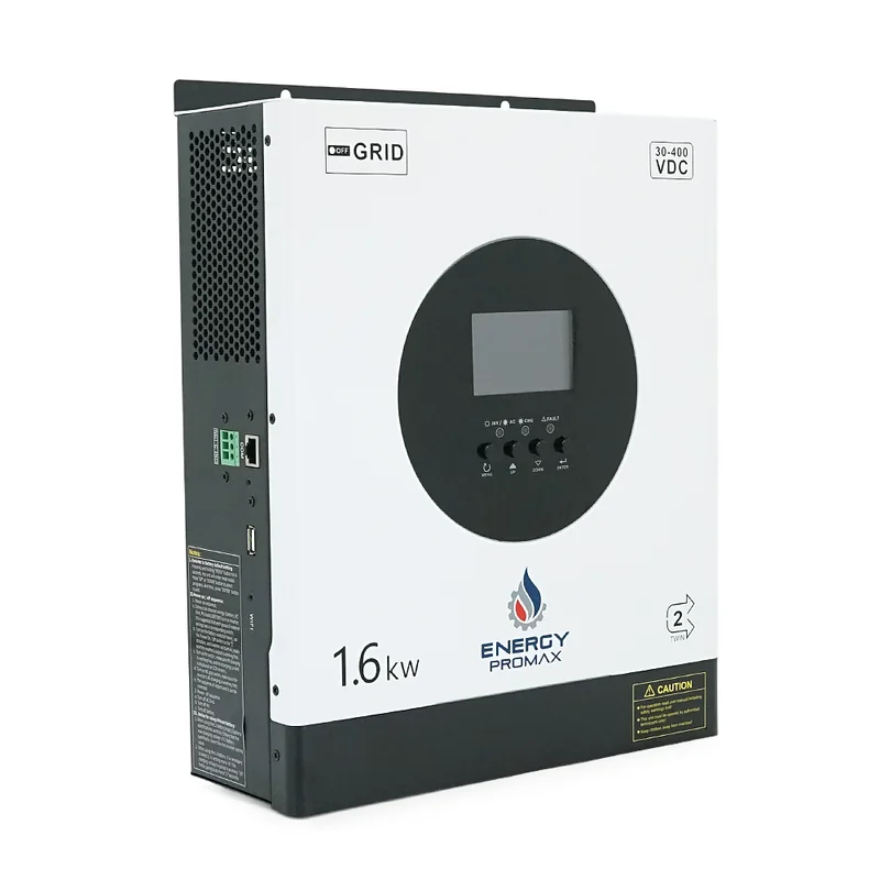Гібридний інвертор  ENERGY PROMAX VM II-1600W-12V, 2000VA/1600W, 12V, струм заряду 16-80А, MPPT 80А, 290*367*111мм, 6,4 кг